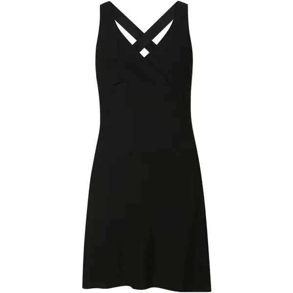 PROGRESS EMILY Dámské sportovní šaty s bambusem, černá, velikost