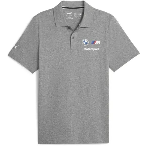 Puma BMW MOTORSPORT ESSENTIALS TEE Pánské polo triko, šedá, velikost