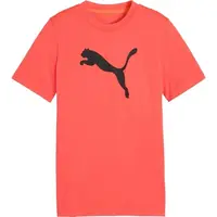 Puma TAD ESSENTIALS CAT LOGO TEE B Chlapecké sportovní triko, oranžová, velikost