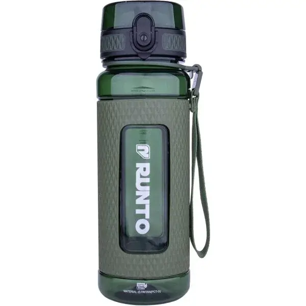 Runto VISTA 800 ML Sportovní hydratační láhev s pojistkou uzávěru, tmavě zelená, velikost 800 ML