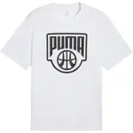 Puma POSTERIZE TEE I Pánské triko, bílá, velikost