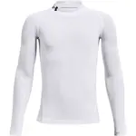 Under Armour HG ARMOUR MOCK Chlapecké kompresní tričko, bílá, velikost L
