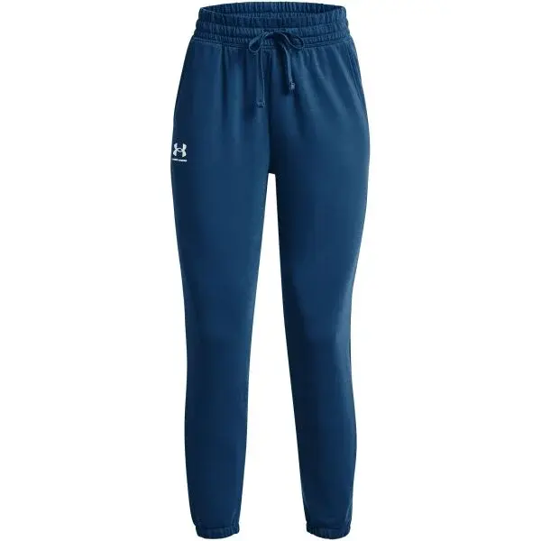 Under Armour RIVAL TERRY Dámské tepláky, modrá, velikost