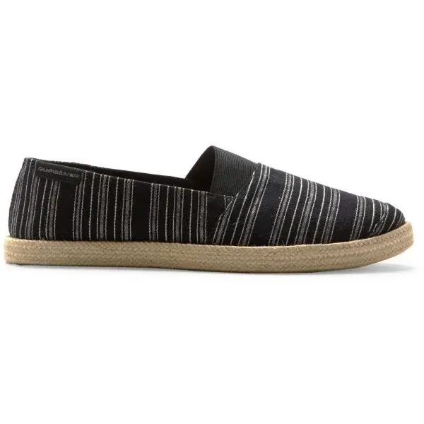 Quiksilver ESPADRILLED Pánské slip-on boty, černá, velikost 40