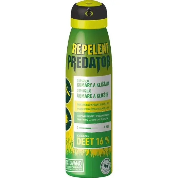 PREDATOR SPRAY 16% Repelent, zelená, velikost