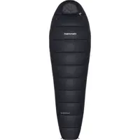 Hannah SHERPA 160 LONG Třísezónní lehký spací pytel, černá, velikost 230 cm - levý zip