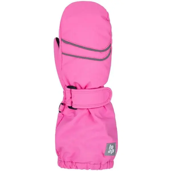 LOAP RUPON Dětské palčáky, růžová, velikost 2-3Y