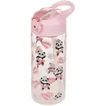 BAAGL PANDA 500 ML Tritanová láhev s brčkem, růžová, velikost