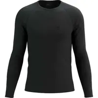 Compressport TRAINING TSHIRT LS Pánské tréninkové triko s dlouhým rukávem, černá, velikost