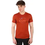 KILPI LISMAIN Pánské funkční tričko, hnědá, velikost XXXL