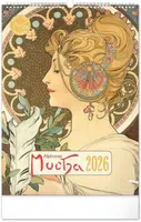 Kalendář 2026 nástěnný: Alfons Mucha