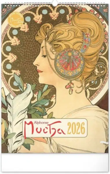 Kalendář 2026 nástěnný: Alfons Mucha