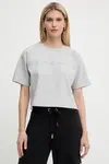Tričko MICHAEL Michael Kors dámské, šedá barva, MT551T65MF