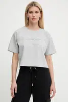 Tričko MICHAEL Michael Kors dámské, šedá barva, MT551T65MF