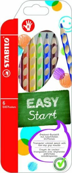 Pastelky STABILO EASYcolors Pravák sada 6 ks