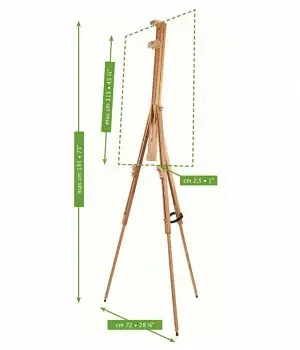 Dřevěný plenérový stojan Mabef - M/29.AL