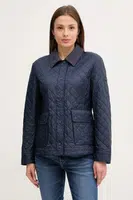 Bunda Tommy Hilfiger tmavomodrá barva, přechodná, WW0WW45641
