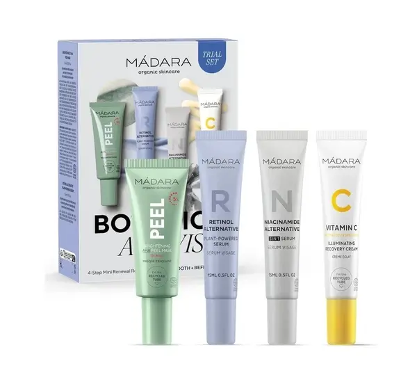 MÁDARA Botanic Activist mini sada na obnovu pleti 4 ks