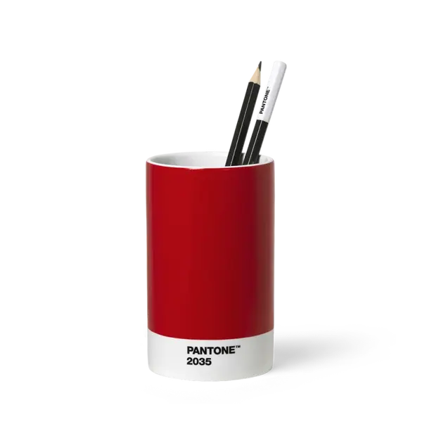 PANTONE Porcelánový stojánek na tužky - Red 2035