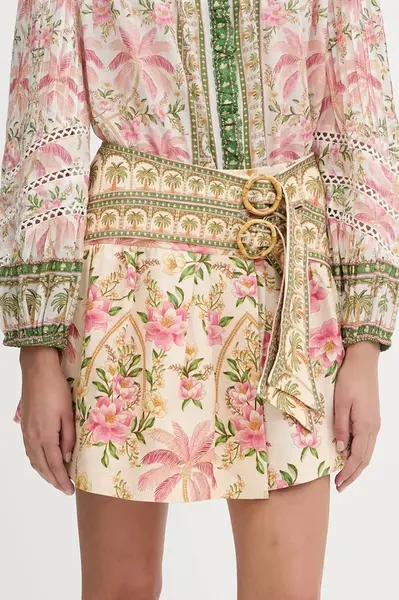 Lněná sukně Farm Rio