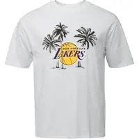 New Era LA LAKERS NBA PALM TREE Pánské triko, bílá, velikost