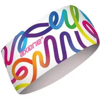 AXONE RAINBOW Dámská čelenka, bílá, velikost