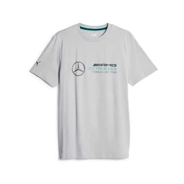 Puma MERCEDES-AMG PETRONAS F1 TEAM ESSENTIALS TEE Pánské triko, šedá, velikost