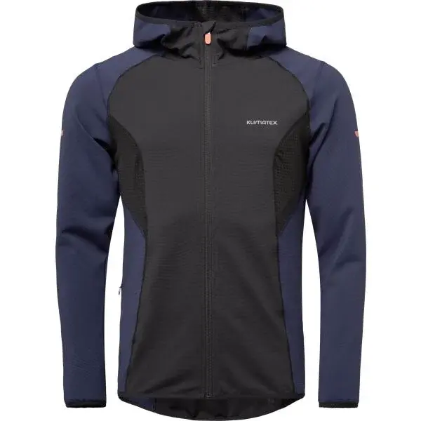Klimatex ALARIC1 Pánská funkční mikina s kapucí, černá, velikost