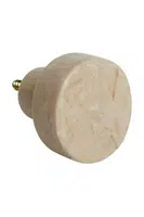 Nástěnný věšák OYOY Savi 3 x 3,5 x 3,5 cm béžová barva