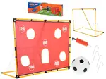 Tréningová futbalová bránka so sieťou a loptou – 156×70×107 cm
