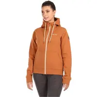 KILPI RAJANA Dámská bavlněná mikina, hnědá, velikost