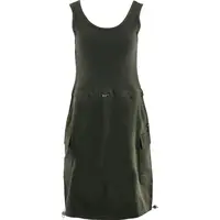 ALPINE PRO IJUHA Dámské šaty, khaki, velikost