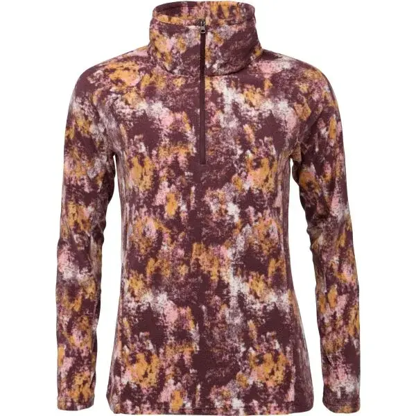 Columbia GLACIAL IV 1/2 ZIP Dámská mikina, vínová, velikost