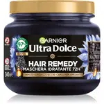 Garnier Ultra Doux Magnetic Charcoal hydratační maska pro mastnou vlasovou pokožku a suché konečky 340 ml
