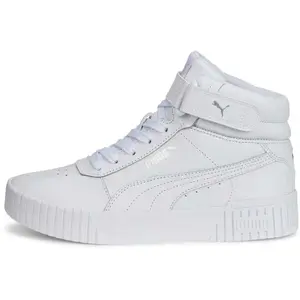 Puma CARINA 2.0 MID JR Dětské tenisky, bílá, velikost 38.5