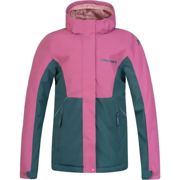 Hannah VALA JR Dívčí lyžařská bunda, tmavě zelená, velikost 134-140