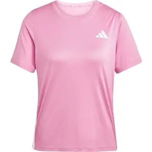 adidas WE 3-STRIPES CREW TEE Dámské triko, růžová, velikost
