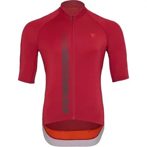 SILVINI MEN JERSEY MAZZANO Pánský cyklistický dres, vínová, velikost XXXL