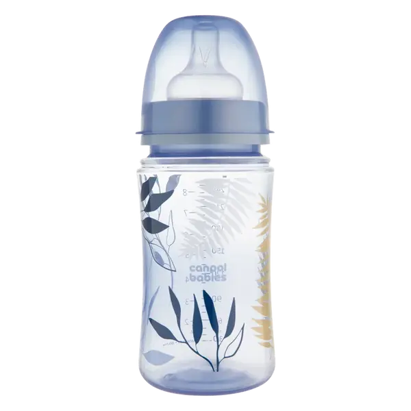 CANPOL BABIES Lahev antikoliková EasyStart Gold modrá 240 ml