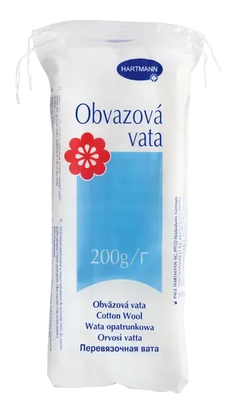 HARTMANN Vata obvazová skládaná 200 g