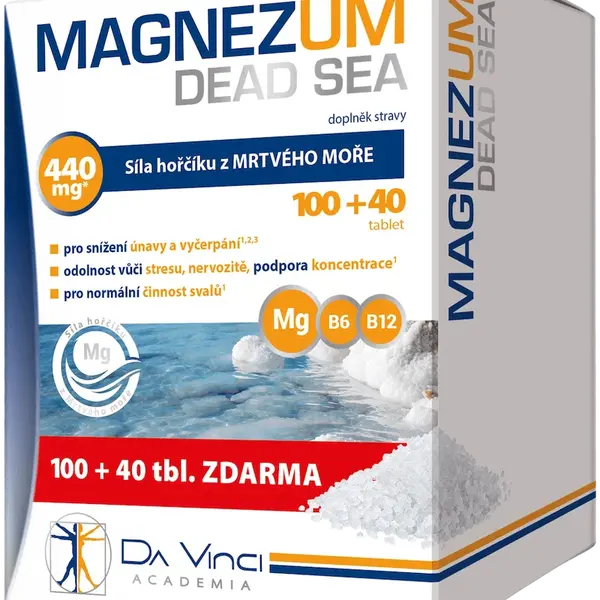 DA VINCI ACADEMIA Magnezum Dead Sea 140 tablet