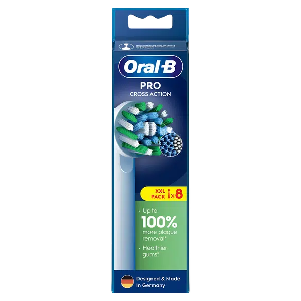 ORAL-B Pro Cross Action Kartáčkové hlavy 8 ks