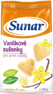 SUNAR vanilkové sušenky pro děti 175 g