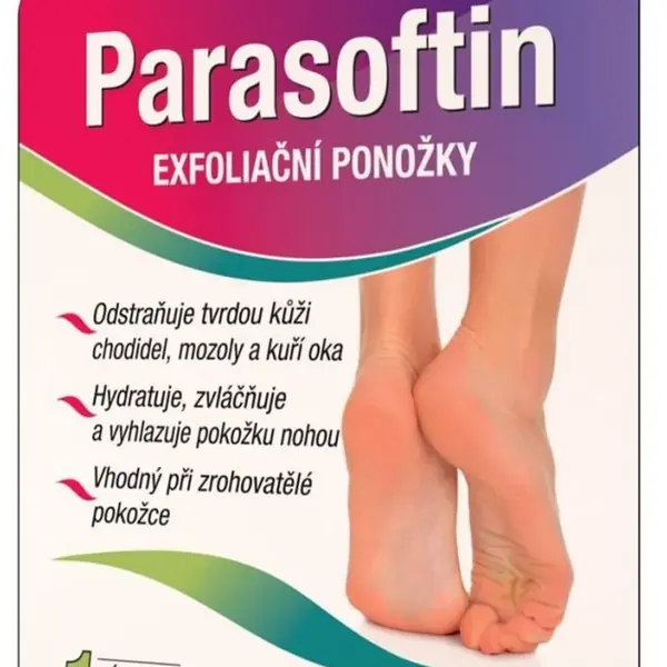 PARASOFTIN Exfoliační ponožky