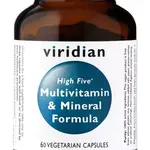 VIRIDIAN High Five Multivitamin & Mineral Formula 60 kapslí