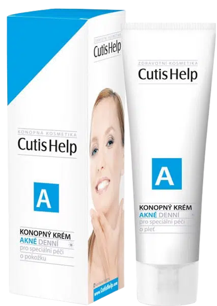 CUTISHELP AKNÉ konopný krém denní 30 ml