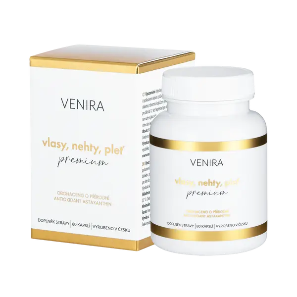 VENIRA Premium pro vlasy, nehty, pleť 40denní kúra 80 kapslí