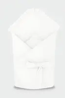 Baby Nellys Rychlozavinovačka s volánkem a stuhou Royal - bílá