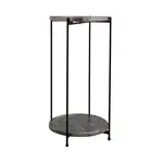 ODKLÁDACÍ STOLEK, barvy stříbra