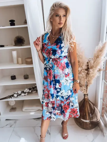 Dámske šaty MADAM modré Dstreet